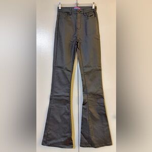 Edikted Gray Flare & Wide Leg Jeans